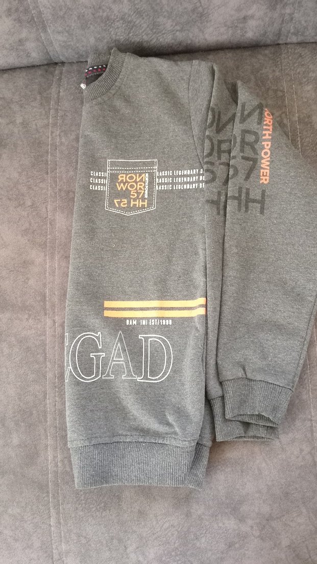 Gri Erkek Çocuk Sweatshirt - Görsel 4