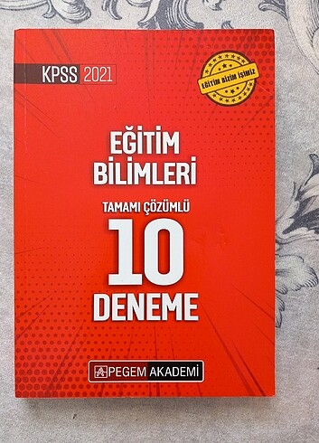 Kpss eğitim bilimleri 10 deneme 