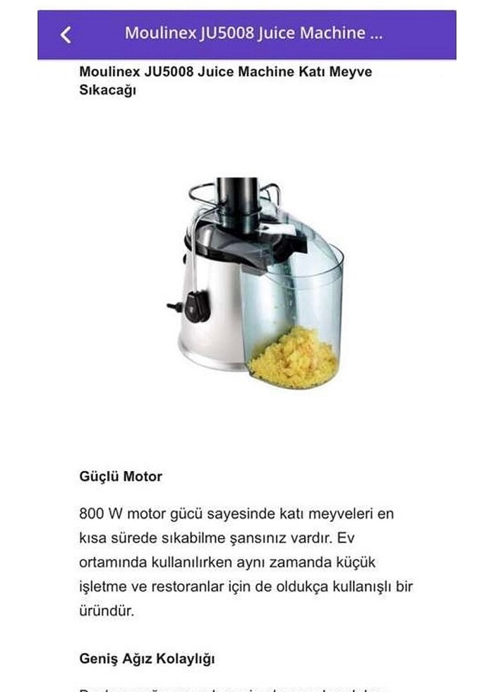 Meyve sıkacağı - Görsel 2