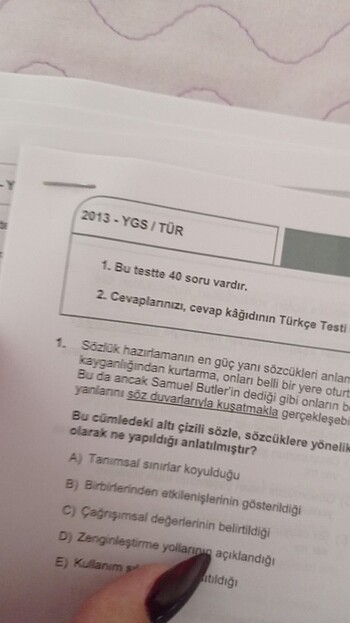  tyt turkce cıkmıs sorular