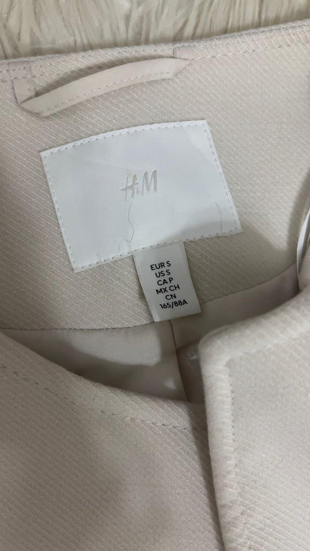 Kadın Beyaz Uzun Kemerli Palto - Görsel 4