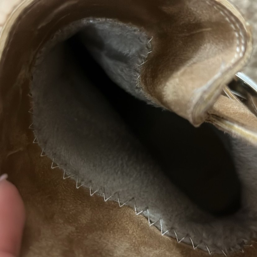 Bej Süet Tokalı Kadın Dolgu Topuk Bot - Görsel 3