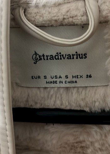 Bej Süet Tüylü Midi Kadın Ceket - Görsel 9