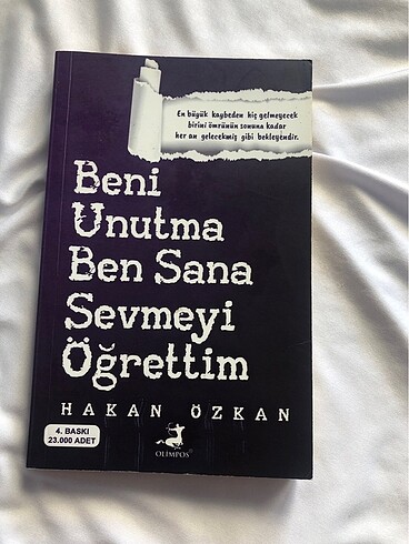 Hakan Özkan?ın kitabı ?Beni Unutma Ben Sana Sevmeyi Öğretti