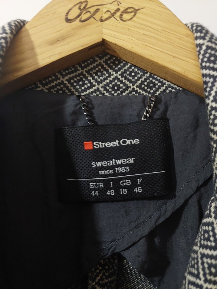 Gri Düğmeli Kadın Blazer Ceket - Görsel 2