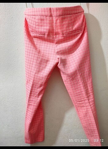 38 Beden pembe Renk Pembe pantolon 