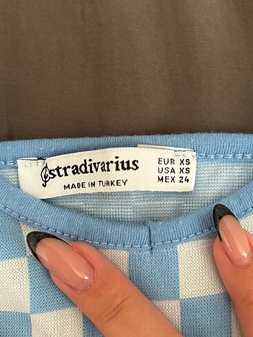 xs Beden Kareli Y2K Crop Büstiyer