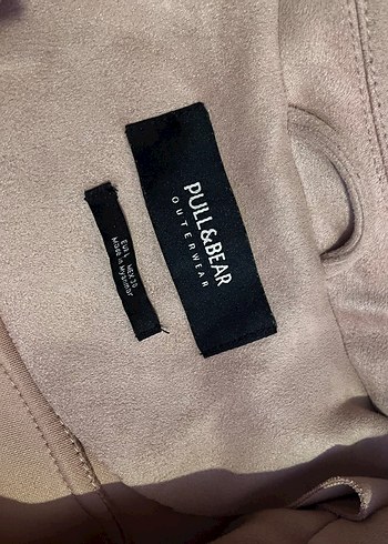 Pull And Bear Süet Kadın  Ceket Fermuarlı - Görsel 4