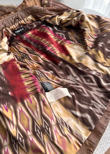 Derimod Kürklü Kapişonlu Deri Ceket - Görsel 6