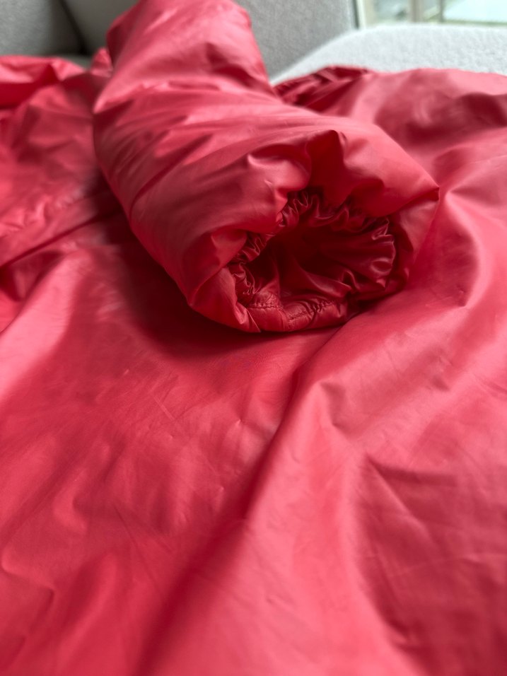 Pembe Şişme Mont - Görsel 4