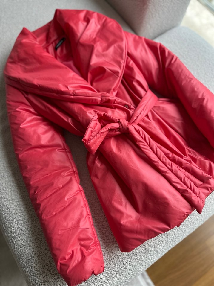 Pembe Şişme Mont - Görsel 2