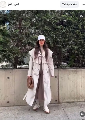 Julugol Marka Yaka Detaylı Trençkot - Görsel 6