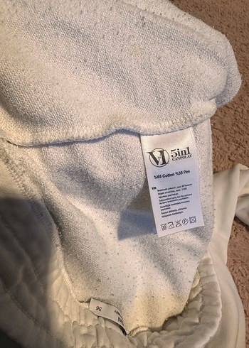 5in1 Canpolat Beyaz Eşofman Altı - Görsel 3