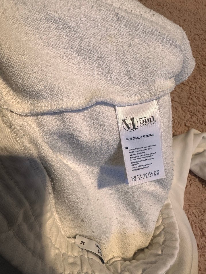 5in1 Canpolat Beyaz Eşofman Altı - Görsel 3