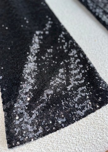 Payetli İspanyol Paça Pantolon - Görsel 5