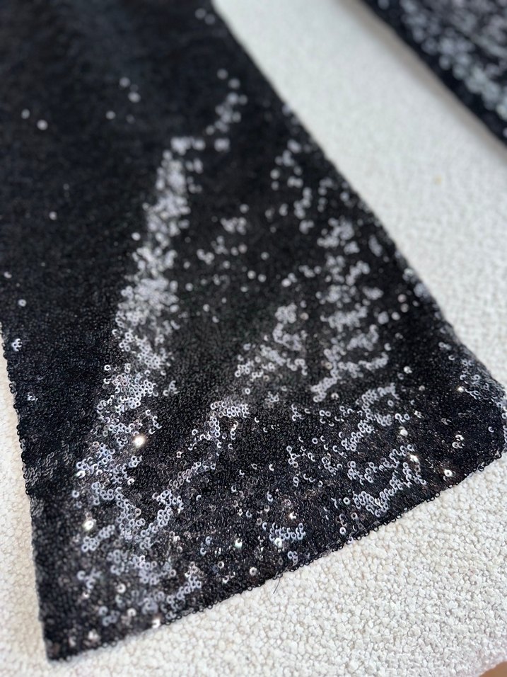 Payetli İspanyol Paça Pantolon - Görsel 5