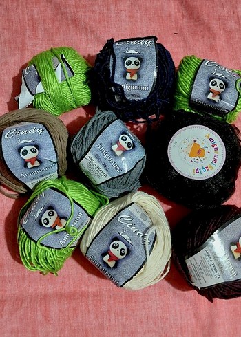 Beden Amigurumi ipi seti ve tığ