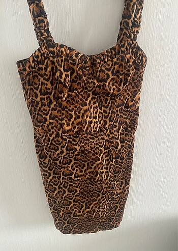 Zara Leopar Mini elbise
