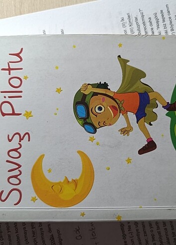 Savaş pilotu çocuk kitabı 
