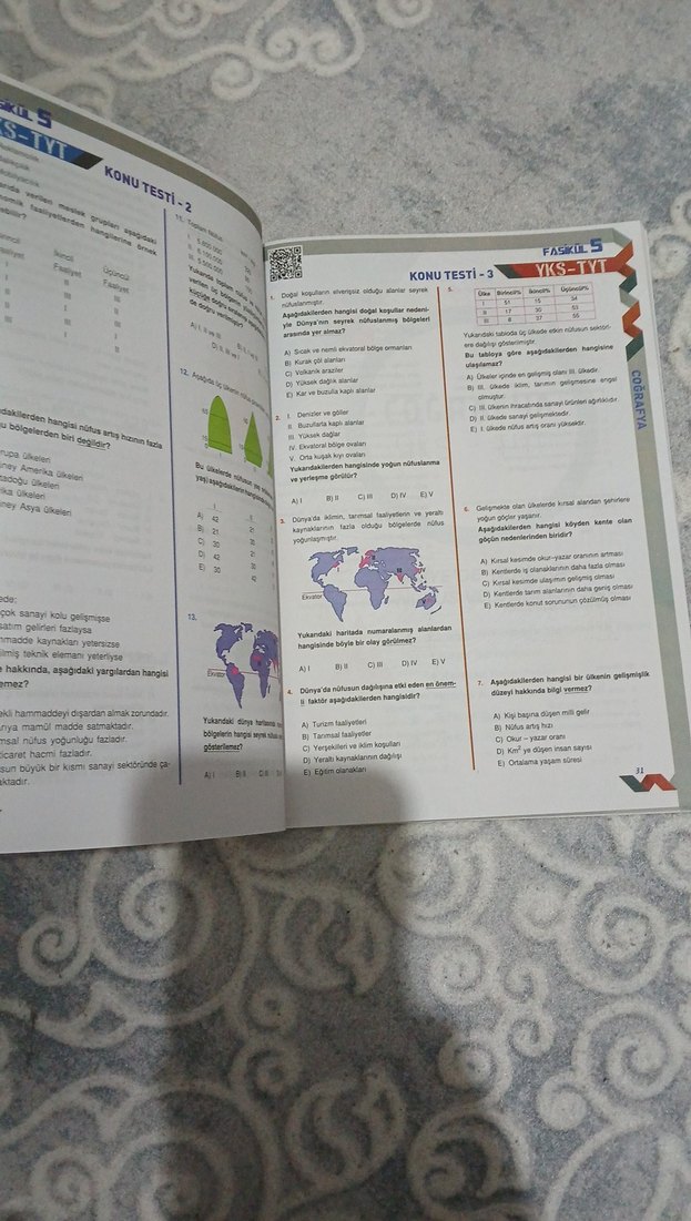 TYT Coğrafya Akıllı Kitabım 5. Fasikül - Görsel 3