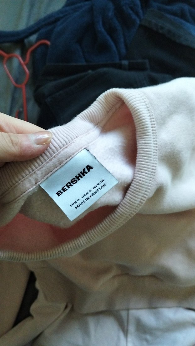 bershka pembe sweatshirt - Görsel 2