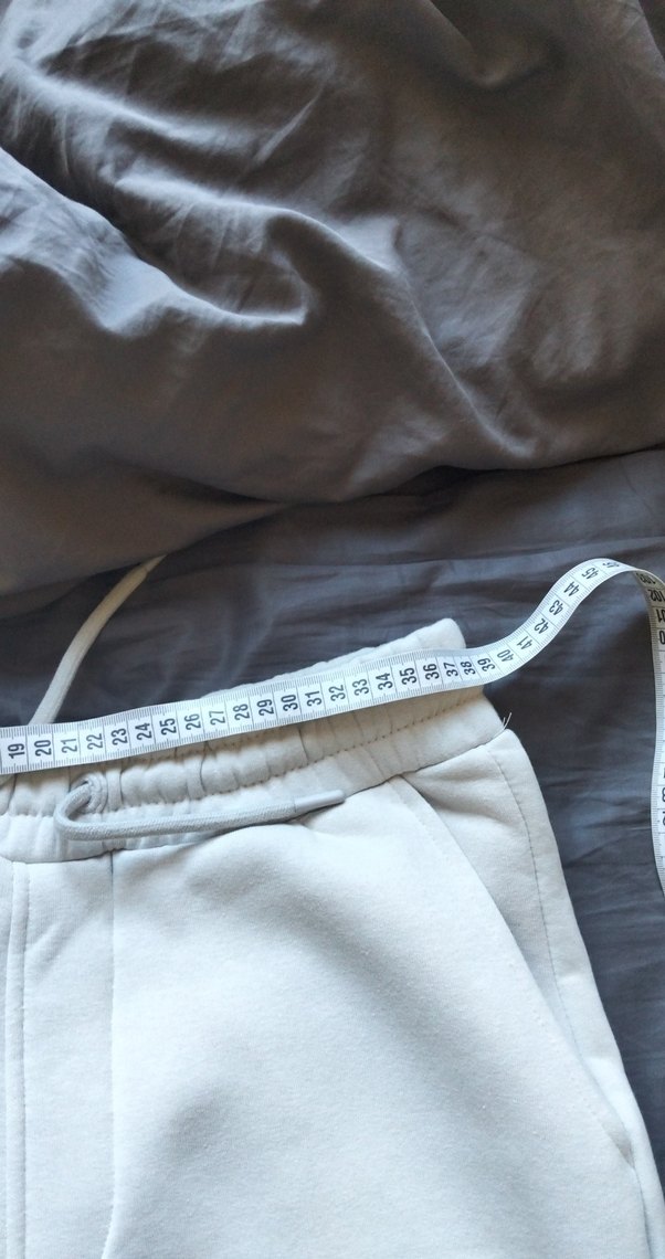 Mavi Baskılı Beyaz Eşofman Altı - Görsel 4