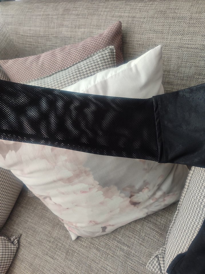 Siyah uzun Kollu boyfriend Tişört - Görsel 2