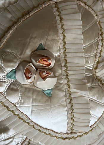 İşlemeli yatak örtüsü - Görsel 17