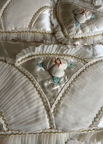 İşlemeli yatak örtüsü - Görsel 10