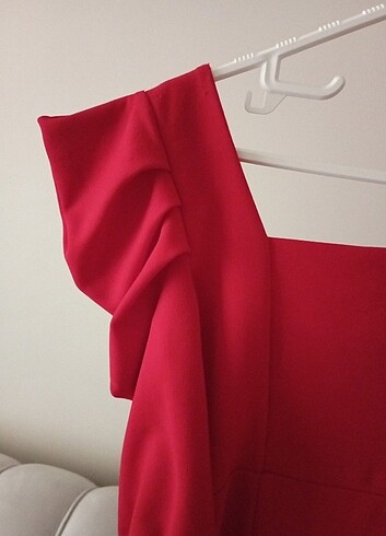 s Beden Deniz butik kırmızı elbise
