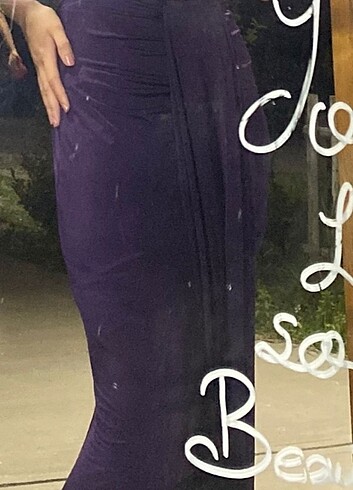 38 Beden mor Renk Gece elbisesi