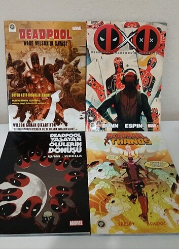 Deadpool 4 kitap set