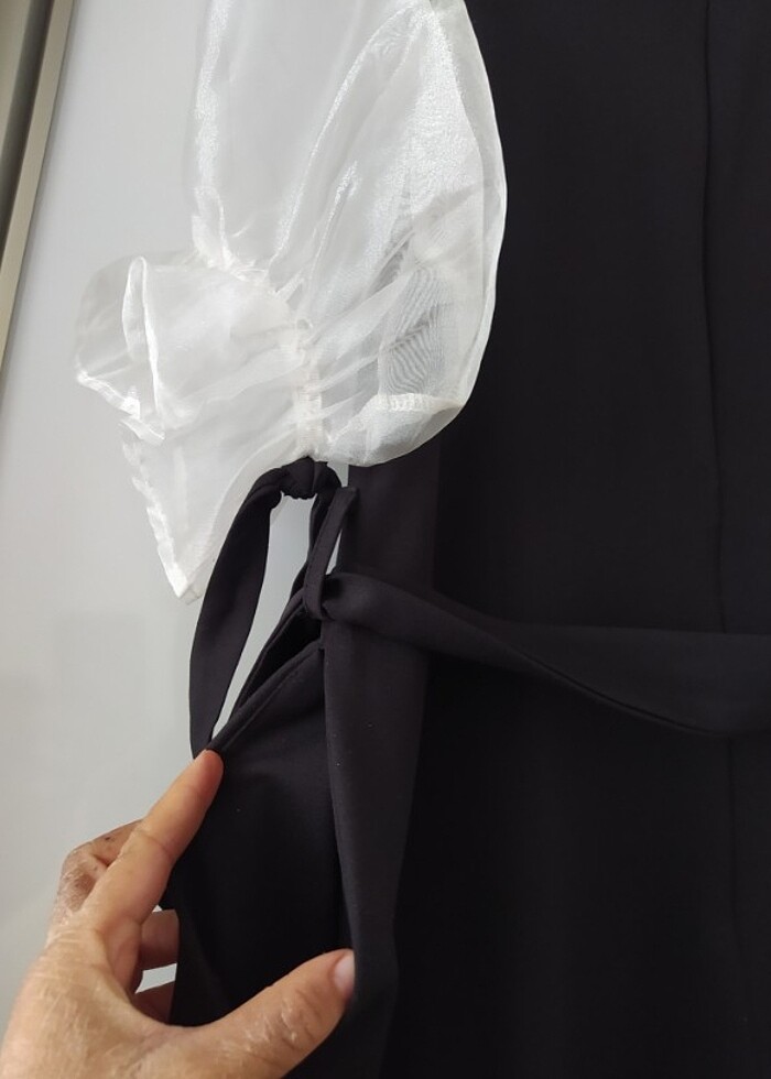 Siyah elbise  - Görsel 3