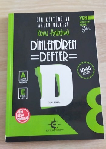 Dinlendiren Defter Din Kültürü ve Ahlak Bilgisi