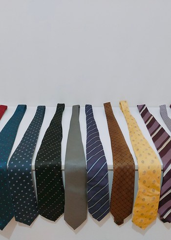 Erkek Çok Renkli Koyu Kravat Seti tanesi 150 TL - Görsel 3