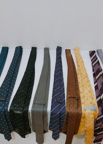 Erkek Çok Renkli Koyu Kravat Seti tanesi 150 TL - Görsel 4