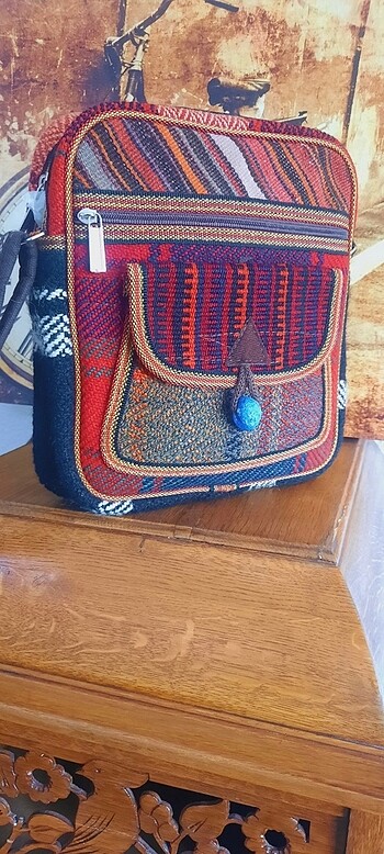 Beden çeşitli Renk Otantik kilim desen heybe dokuma çanta