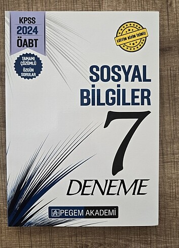 Pegem Sosyal Bilgiler ÖABT 7'li Deneme