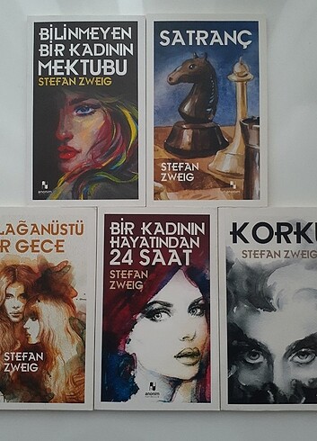 Stefan Zweig 5 Kitap Set.