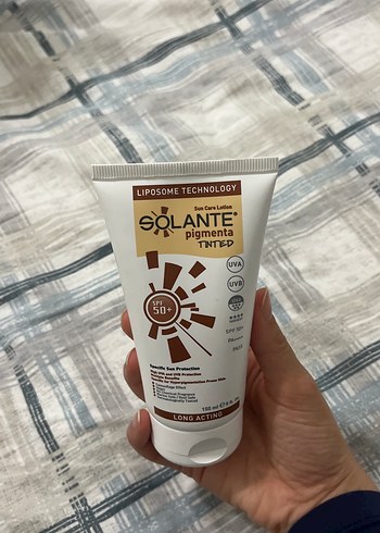 Solante Pigmenta Tinted SPF 50+ Güneş Kremi - Görsel 4
