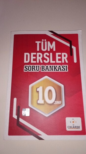 10. Sınıf Çıkarım yayınları tüm dersler soru Bankası 