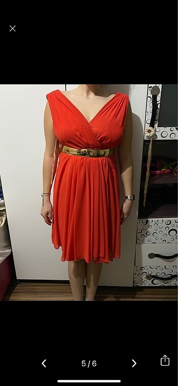 Narçiceği Abiye Elbisesi - Görsel 5