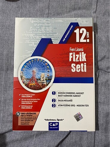 ÇAP FİZİK SETİ 12. SINIF