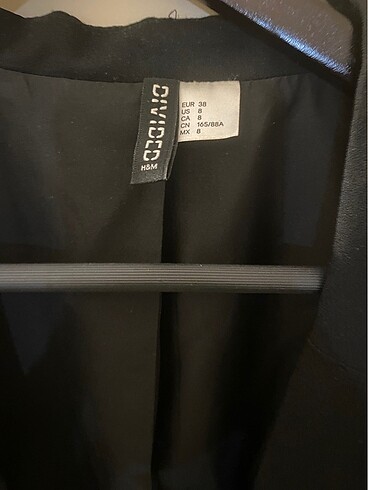 38 Beden H&M Siyah Blazer