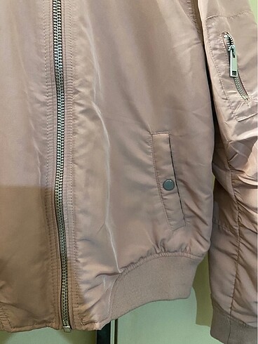 m Beden pembe Renk Koton Pembe Bomber Ceket