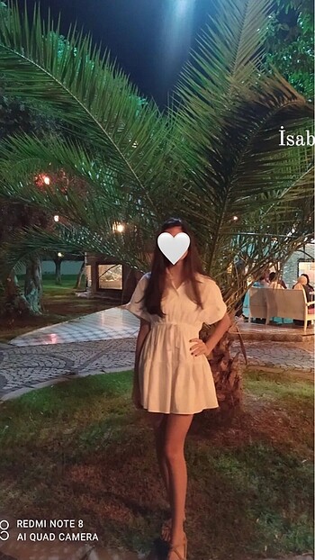 s Beden Zara Beyaz Mini elbise