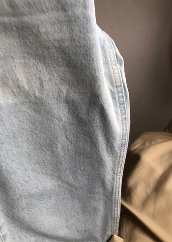 Bol Kesim Kadın Kot Pantolon - Görsel 6