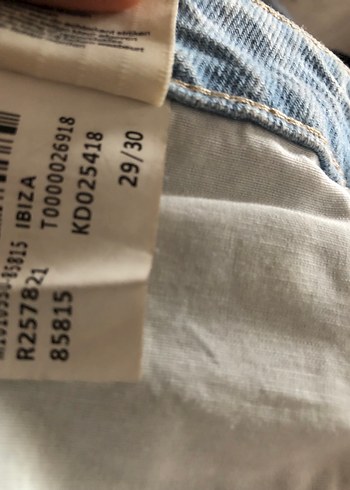 Bol Kesim Kadın Kot Pantolon - Görsel 3