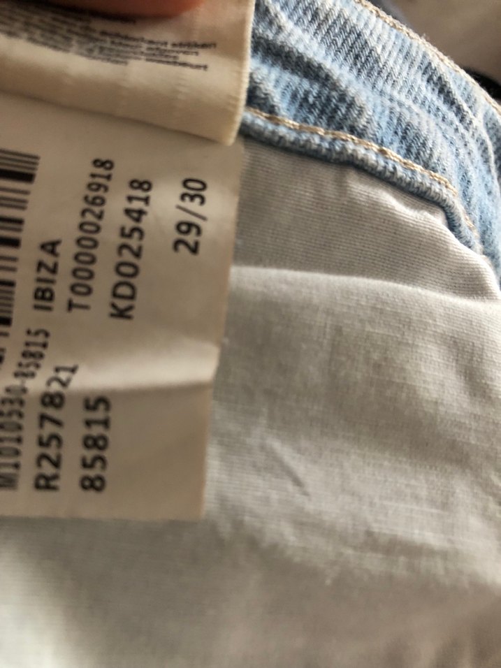 Bol Kesim Kadın Kot Pantolon - Görsel 3