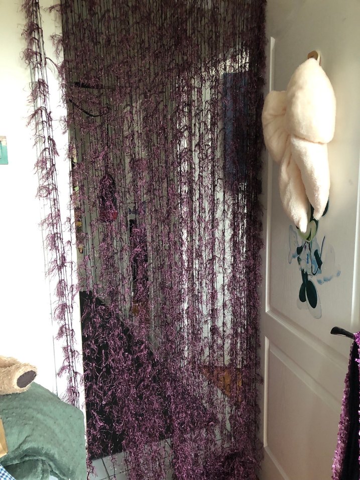 Mor Bohem ipTül Perde - Görsel 2